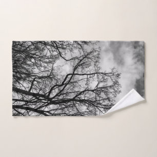 Great wave of trees bath towel set