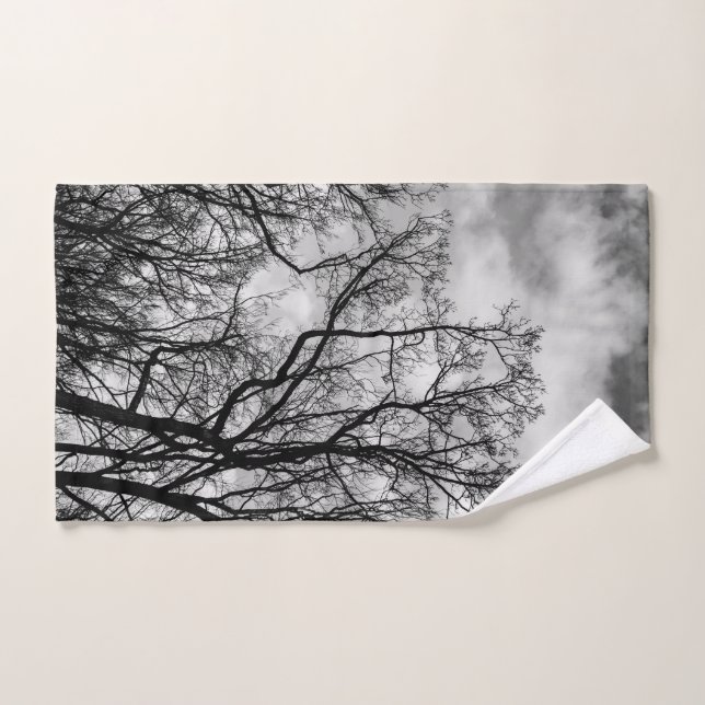 Great wave of trees bath towel set (Hand Towel)