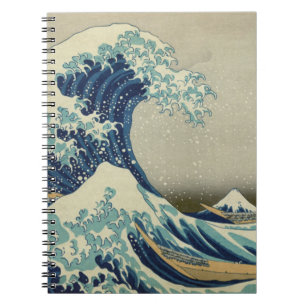 "Great Wave off Kanagawa" by Hokusai Notebook