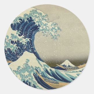 Great Wave off Kanagawa Classic Round Sticker