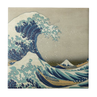 Great Wave off Kanagawa - Hokusai Ceramic Tile