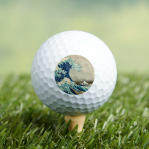Great Wave off Kanagawa, Hokusai, Japanese Art Golf Balls
