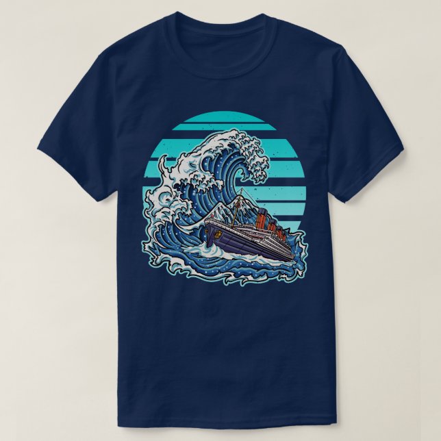 Great Wave Off Kanagawa Inspired Men Women Kids Ti T-Shirt (Design Front)
