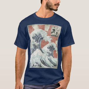 Great Wave Off Kanagawa Japanese Aesthetic Art  T-Shirt
