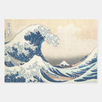 Great Wave off Kanagawa Japanese Ukiyo-e Decoupage