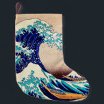 Great Wave Off Kanagawa Japanese Vintage Fine Art Small Christmas Stocking<br><div class="desc">Katsushika Hokusai The Great Wave Off Kanagawa (1830) The Great Wave off Kanagawa, also known as The Great Wave or simply The Wave, is an ukiyo-e print by Japanese artist Hokusai, published sometime between 1830 and 1833 in the late Edo period as the first print in Hokusai's series Thirty-six Views...</div>
