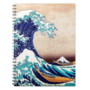 Great Wave Off Kanagawa Japanese Woodblock Print Notebook