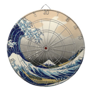 Great Wave off Kanagawa & Mount Fuji Japan Sea Dartboard