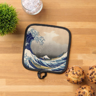 Great Wave off Kanagawa & Mount Fuji Japan Sea Pot Holder