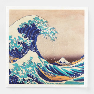 Great Wave Off Kanagawa Vintage Japanese Art Napkin