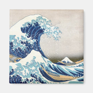 Great Wave Off Kanagawa Vintage Japanese Fine Magnet