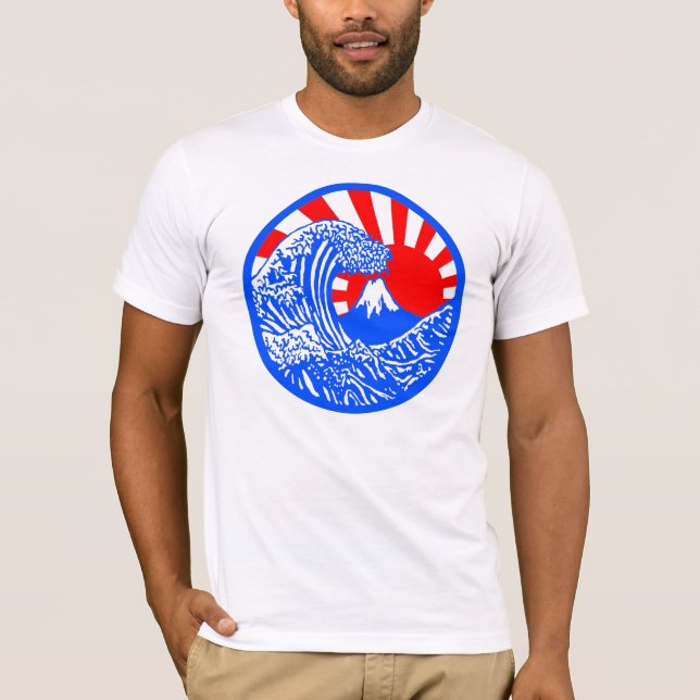 Great Wave & Rising Sun Tee (Front)