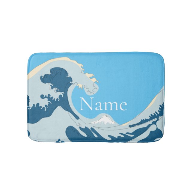 Great Wave Thunder_Cove Bath Mat (Front)