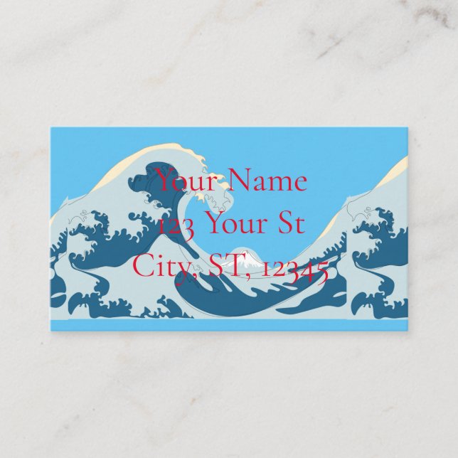 Great Wave Thunder_Cove Business Card (Front)
