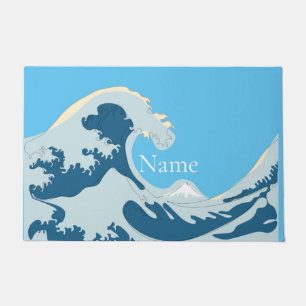 Great Wave Thunder_Cove Doormat