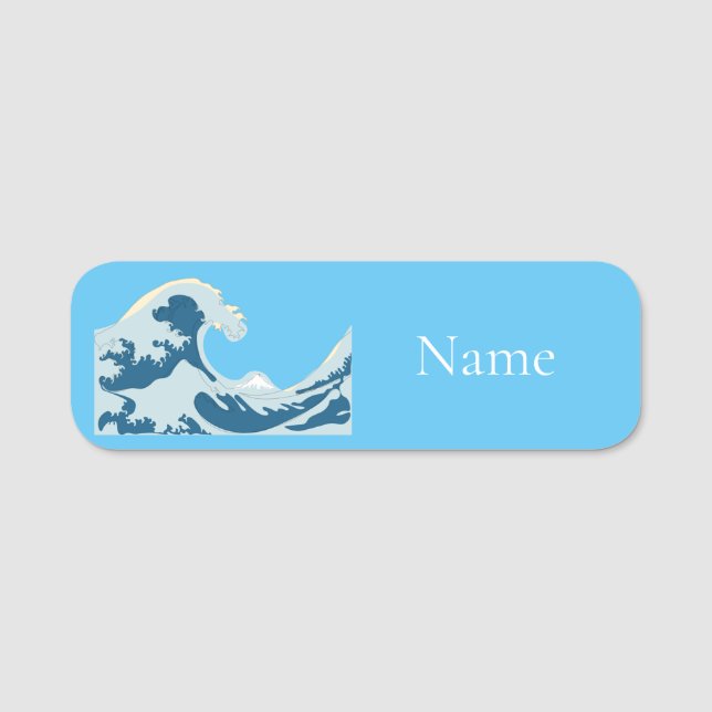 Great Wave Thunder_Cove Name Tag (Front)