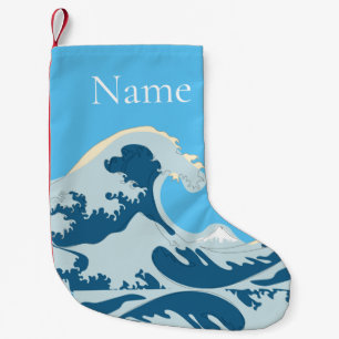 Great Wave Thunder_Cove Small Christmas Stocking