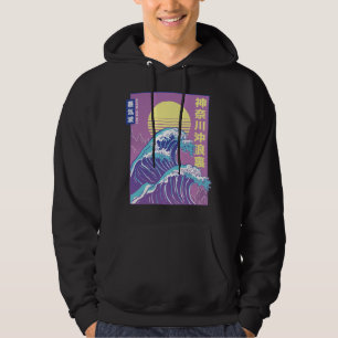 Great Wave Vaporwave Kanagawa Hoodie