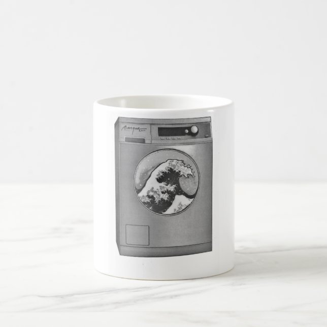 Great wave Washing machine Coffee Mug (Center)