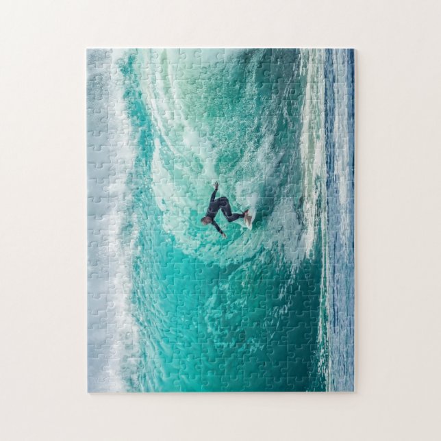 Great Wave with Surfer Jigsaw Puzzle (Vertical)