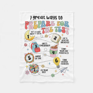 Great Ways To Prepare For The Test State Testing Fleece Blanket