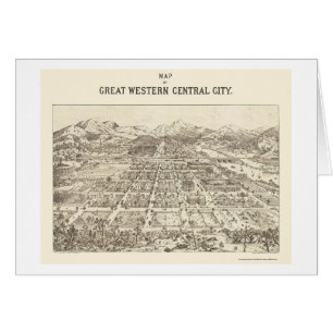 Great Western Central, CO Panoramic Map - 1887