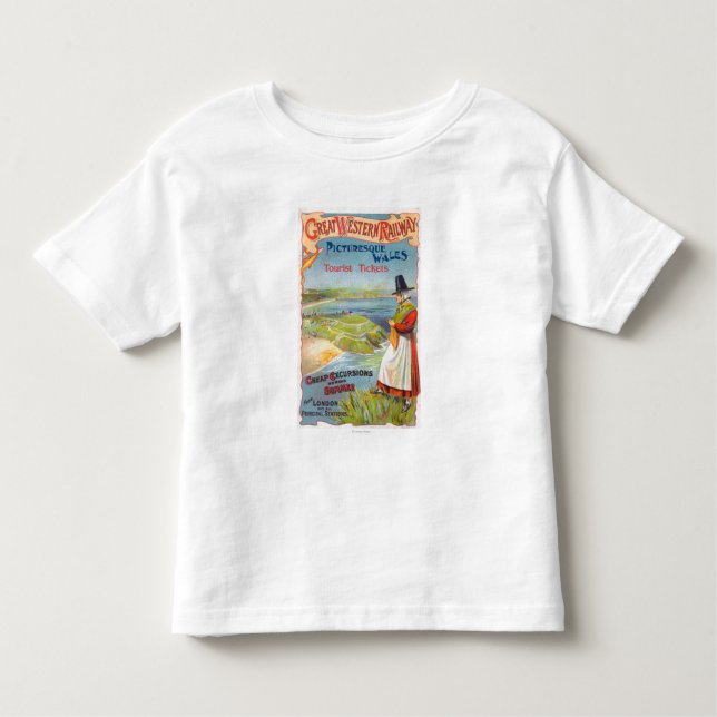 Great Western Railray Promo Tours to Wales Toddler T-Shirt (Front)