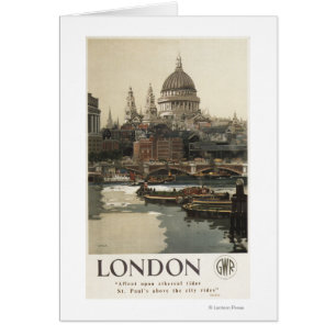 Great Western Railway St. Paul's Travel Poster