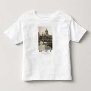 Great Western Railway St. Paul's Travel Poster Toddler T-Shirt