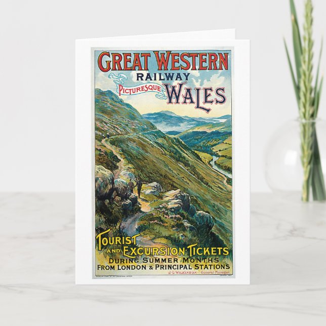 Great Western Railway ~ Wales Card (Front)