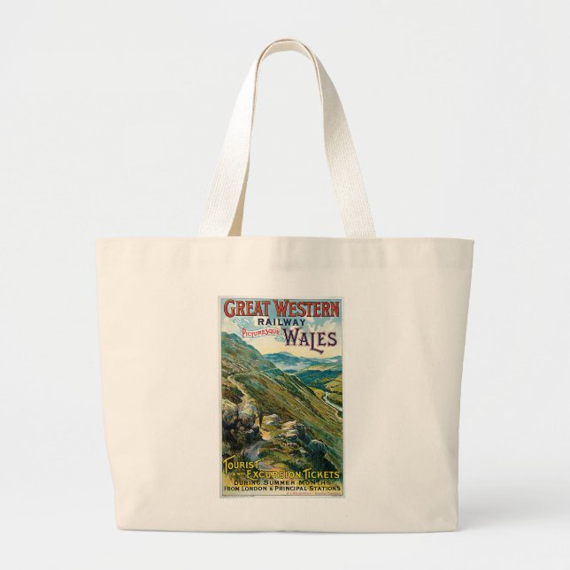 Great Western Railway ~ Wales Large Tote Bag (Front)