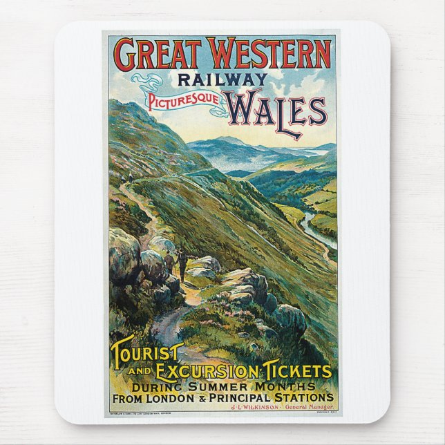 Great Western Railway ~ Wales Mouse Pad (Front)