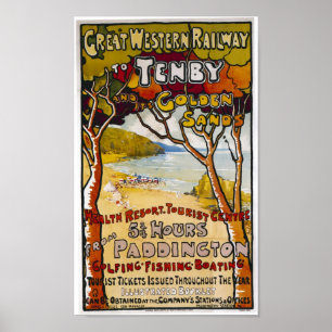 Great Western "Tenby" Poster