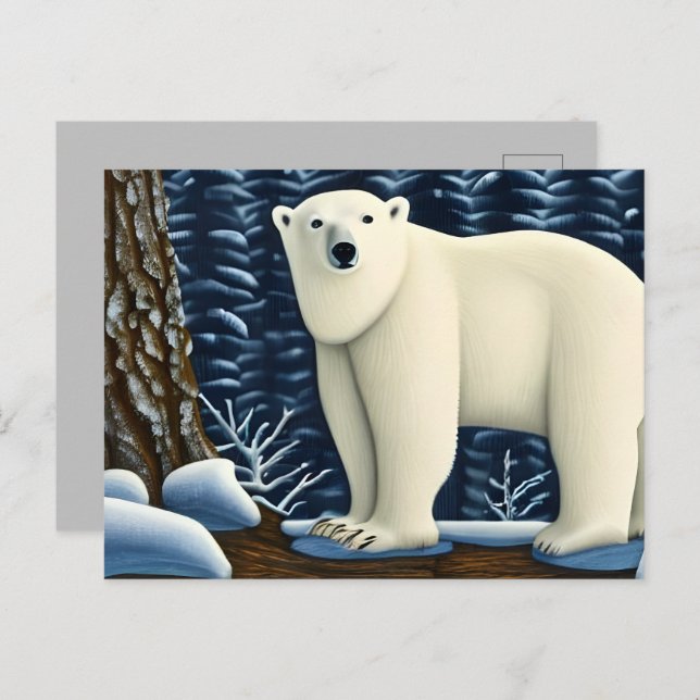 Great White Bear Of The North Postcard (Front/Back)