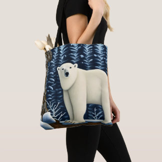 Great White Bear Of The North Tote Bag