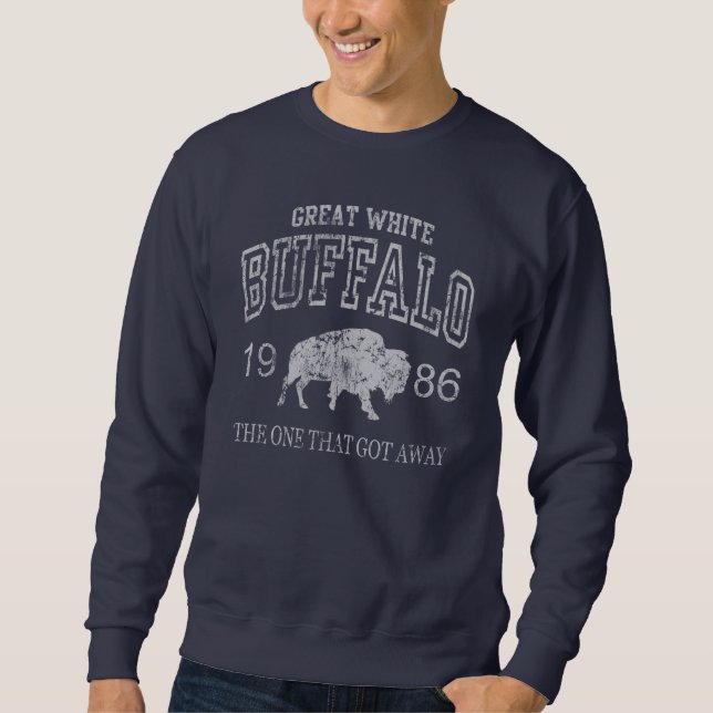 Great White Buffalo Sweatshirt (Front)