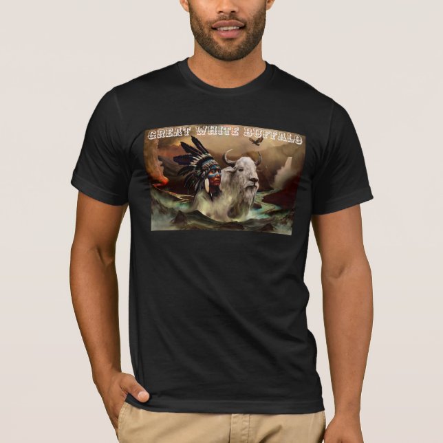 Great White Buffalo T-Shirt (Front)