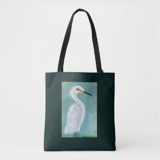Great White Egret Painting - Sanibel Fine Art Tote Bag