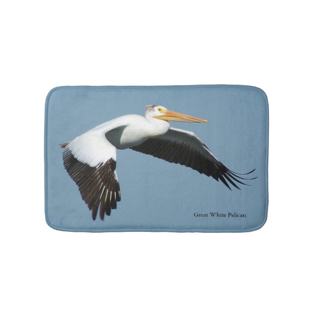 Great White Pelican bathmat (Front)