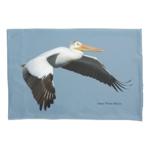 Great White Pelican pillow case