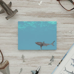 Great White Shark Attack Ocean Post-it Notes