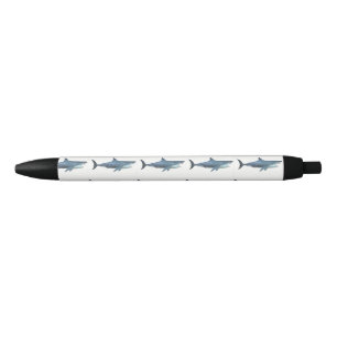 Great White Shark Black Ink Pen