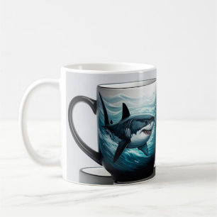 great white shark  coffee mug