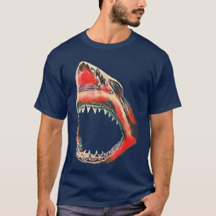 Great White Shark Colourful Sharks Predator Shark2 T-Shirt