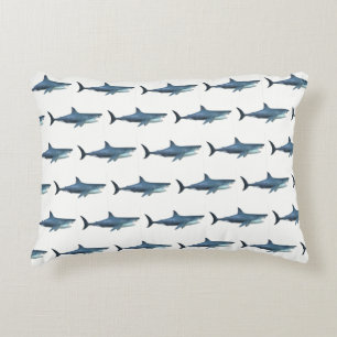 Great White Shark  Decorative Cushion