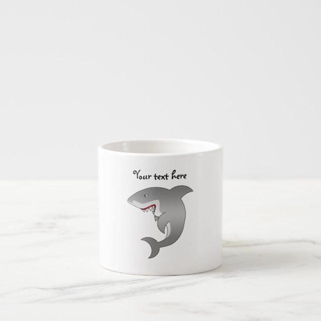Great white shark espresso cup (Front)