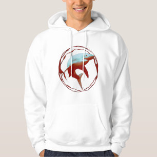 Great White Shark Graphic Design Hoodie