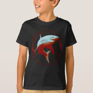 Great White Shark Graphic Design T-Shirt