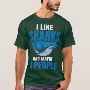 Great White Shark Introvert Largest Predator Fish T-Shirt