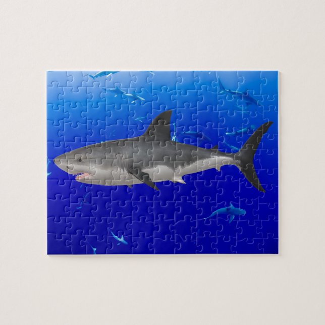 Great White Shark Jigsaw Puzzle (Horizontal)